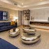 Beautiful clubroom with lounge seating and fire place