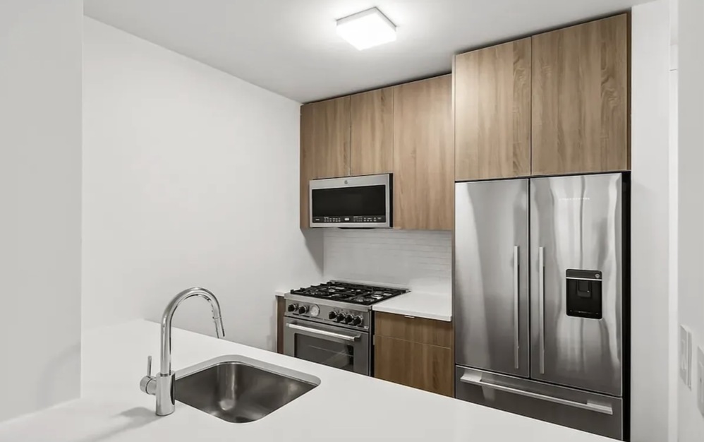 well lit kitchen